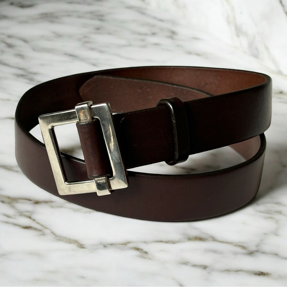 The Limited brown Italian leather belt | Small
